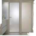 Bathroom toilet door extremely narrow glass door indoor aluminum alloy door for home waterproof opening door modern casual