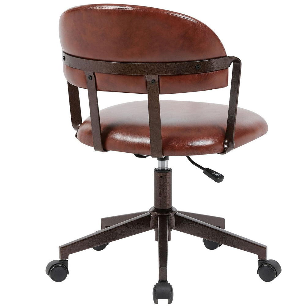 Retrocasual office chair for home study popular coffee shop adjustable rotate back chair for long sitting and not tired computer chair