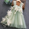 Girls' summer dress  new collection: kids' mesh princess dress, sweet baby girl tulle dress, cute skirt