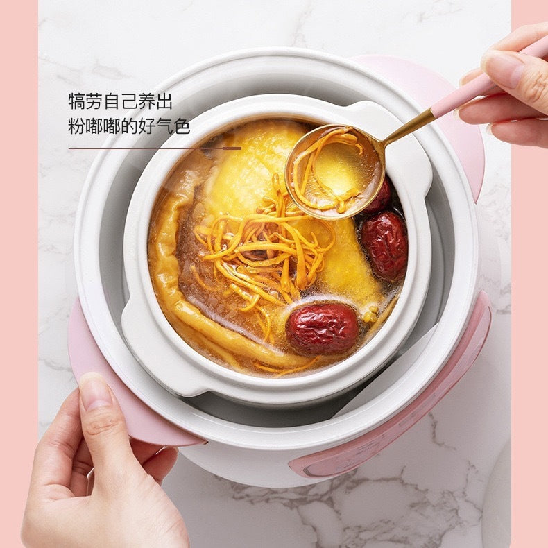electric stew pot fully automatic for home ceramic multi-function water-proof stew bird's nest soup pot health-preserving electric stew pot us standard