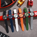 2024 new shangmei export silicone alloy quartz electronic watch business quartz watch student factory direct sales