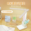 Wholesale pen holder desk lamp double head foldable student desk eye protection reading lamp dormitory bedroom multifunctional storage lamp