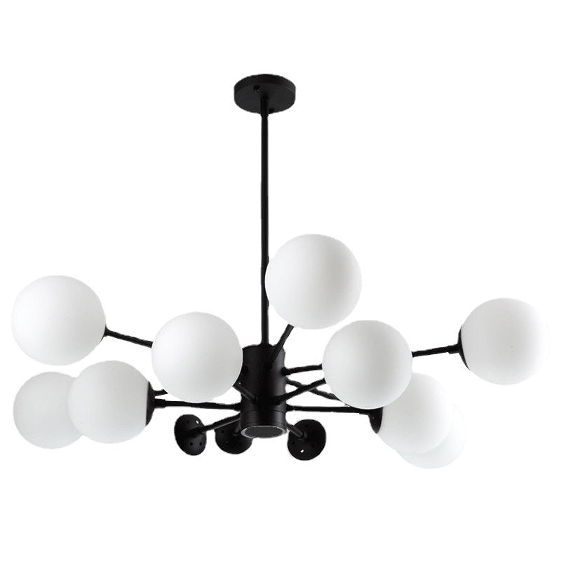 Living room chandelier household simple molecular light luxury magic bean chandelier dining room bedroom lighting package combination advanced sense