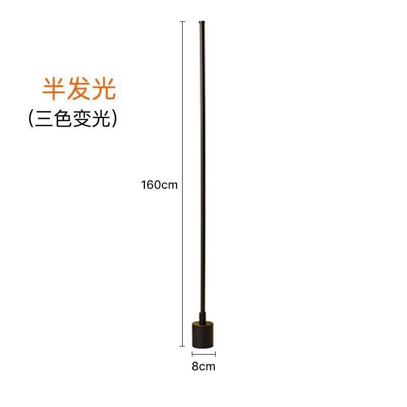 Nordic floor lamp led living room sofa corner floor lamp minimalist linear bedroom bedside lamp ambient lighting fixture
