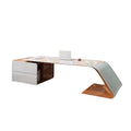 Painted boss table accessible luxuryfashion manager table casual modern female president desk creative stylish table and chair combination