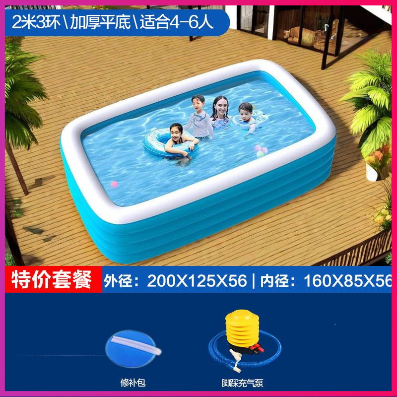 Inflatable swimming pool baby kids indoor swimming pool for home large foldable swimming pool outdoor water pool