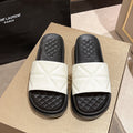 Women's summer slippers - stylish, sweet, princess-style, thick-soled, indoor/outdoor, non-slip, beach-ready thong sandals