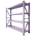 Warehouse shelving, storage racks, balcony storage, multi-tier floor-standing heavy-duty shelving unit, purple shelving for home use