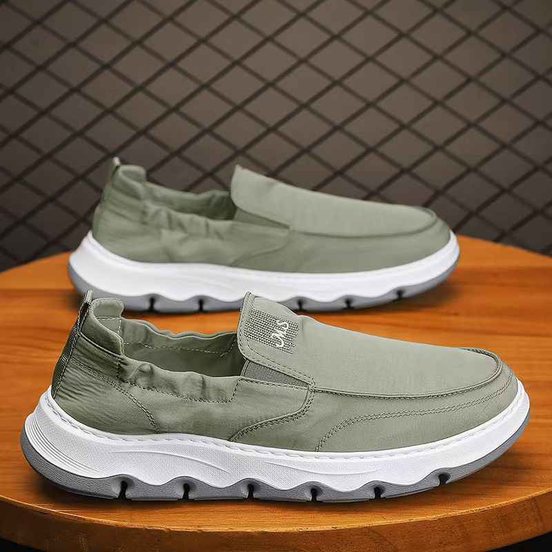 Ice silk canvas men's shoes winternew arrivalpopular lazy one-leg sports casual sneakers old beijing cloth shoes