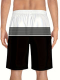 trending men's swim trunks, quick-dry swim shorts, casual athletic beach shorts, new european and american styles