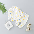 Baby autumn clothessuitpure cottonkidsintimatesbaby clothes boys autumn pants girls cotton pajamas spring & fallheattech