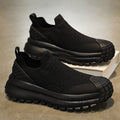 Men's shoes 2026 spring new slip-on men's shoes breathable thin mesh sock shoes tire thick sole casual sports