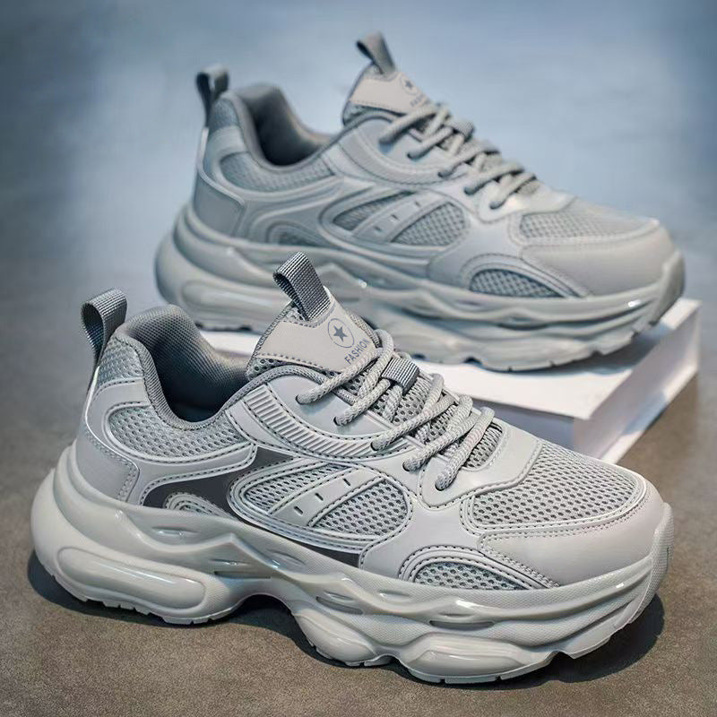 Men's summer 2026 new trendy brand high-end soft sole running casual versatile hong kong style student dad sneakers