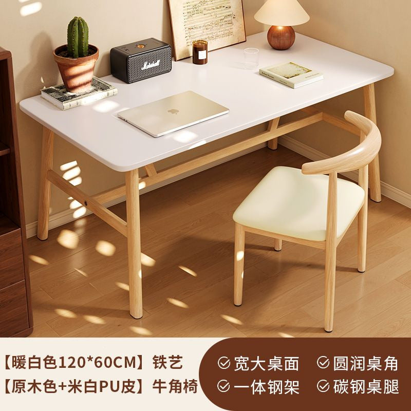 Computer desk bedroom for home desk office table girl casual workbench rectangular simple rental house table and chair