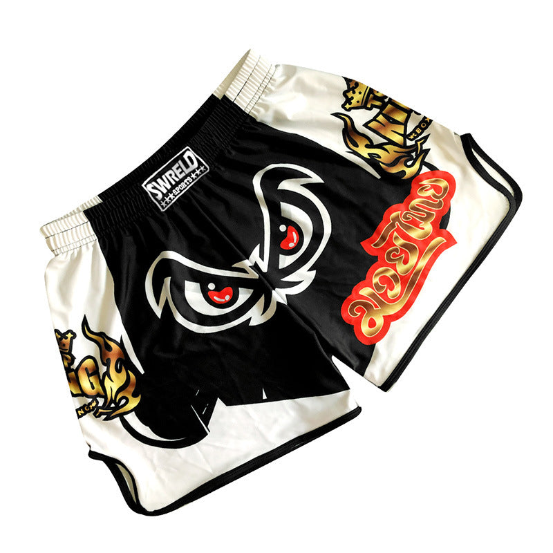 MMA Boxing Training Anti-Wear Fighting Pants UFC Mixed Fighting Muay Thai Shorts Running Fitness Cycling Fighting