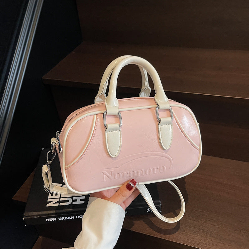 Retro fashion foreign style handbag women's 2025 summer new textured small square bag personalized shoulder messenger bag women