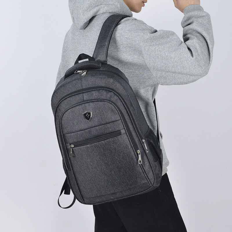 School bag for men, junior high school students, high school students, college students, plus large capacity backpack, adult luggage bag, travel bag, backpack.