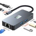 type-c docking station 4k60hz high-definition usb3.2hub laptop 2.5g network card docking station