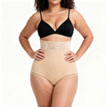 Xiyin   fashion mesh waist glue butt lift tummy control body shaping tight triangle waist shaping pants
