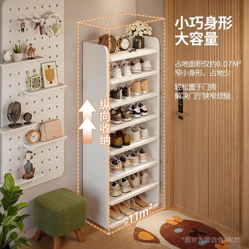 Shoe rack, multi-layer simple small and narrow rental house at the entrance of the home, rental good things 2025 new indoor shoe cabinet