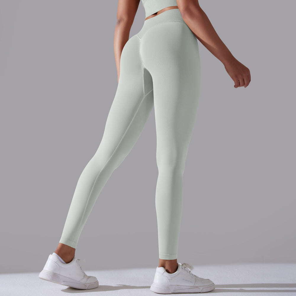 fashion seamless pure color cross back sports bra vest yoga suit running fitness three-piece set