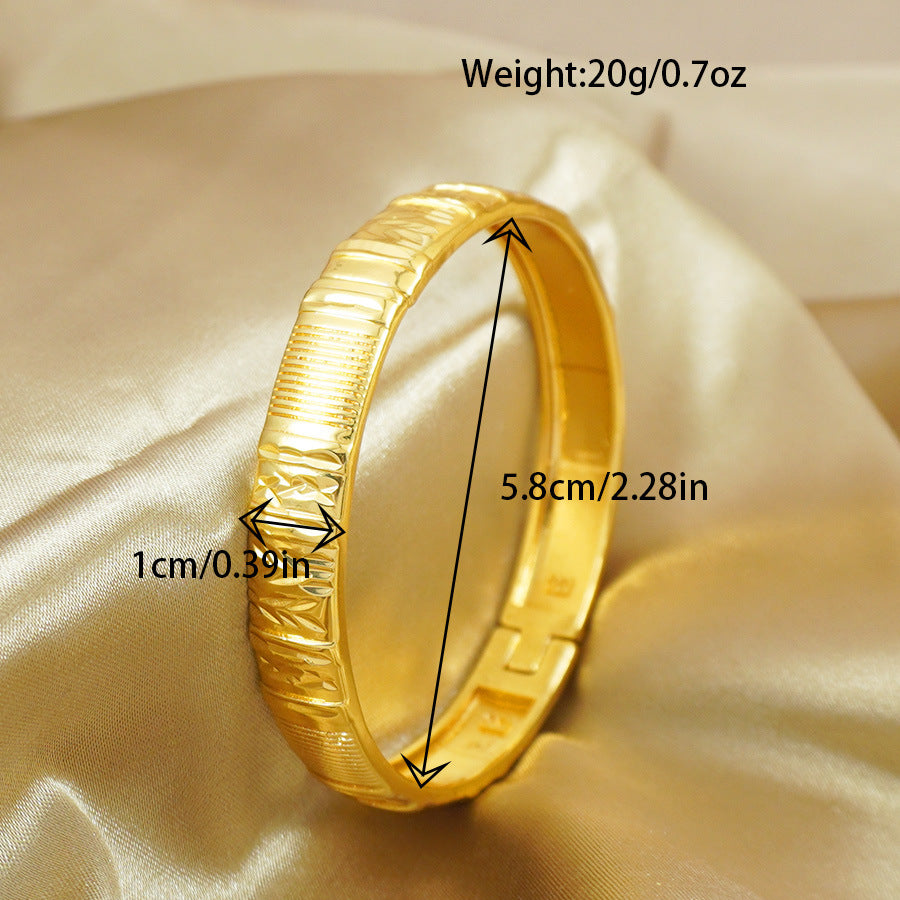 Wholesale middle eastern filigree copper bangle bracelet for women, dubai round bridal wedding bangle, ethiopian jewelry