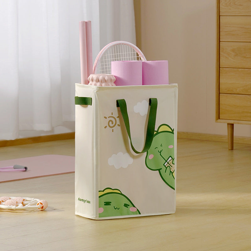 Mengqu yoga mat storage basket foldable fitness sports equipment storage basket with wheels household rack dirty clothes basket