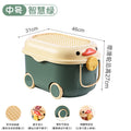 Household movable toy storage box daily storage box baby clothes cabinet snacks lego building blocks plastic basket