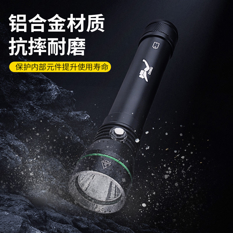 Factory direct sales Cross-border diving flashlight Outdoor equipment Night diving S4 work light Fill light Strong light flashlight