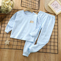 Wholesale new autumn children's home wear: kids' cotton underwear sets, baby thermal underwear, and infant pajamas