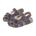 Custom girls' birkenstock sandals - new summer collection: kids' bow-tie floral princess sandals, open-toe beach shoes for toddlers and young children