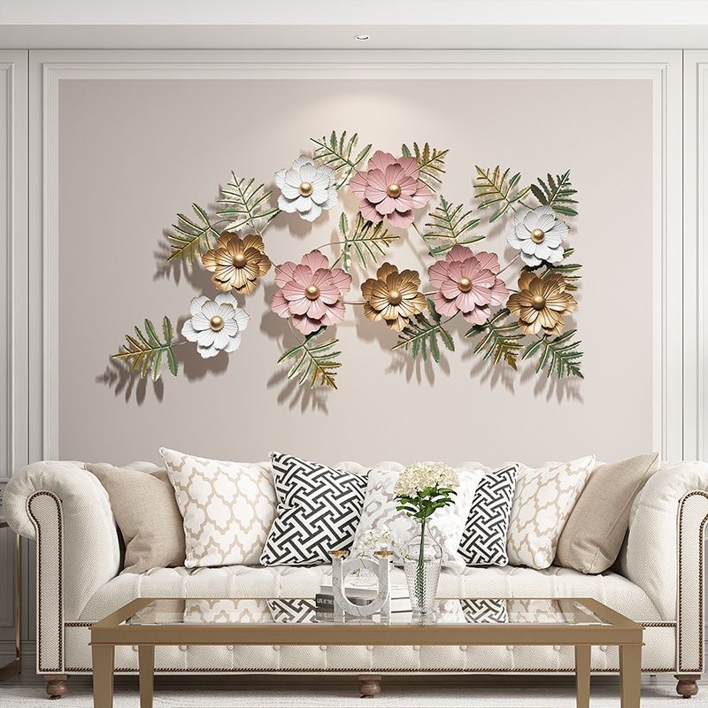 Scandinavian style entrance wall hanging living room background wall decoration pendant creative iron wall decoration stereo wall decoration