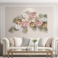 Scandinavian style entrance wall hanging living room background wall decoration pendant creative iron wall decoration stereo wall decoration
