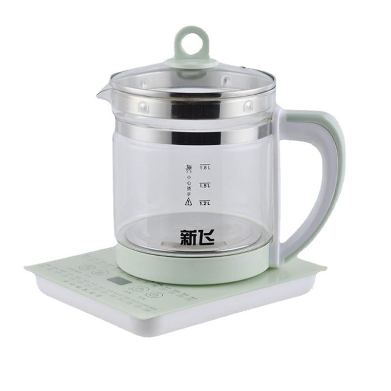 Multifunctional mini electric kettle for home use - automatic, thickened glass, perfect for brewing herbal teas, 1.8l - cross-border e-commerce