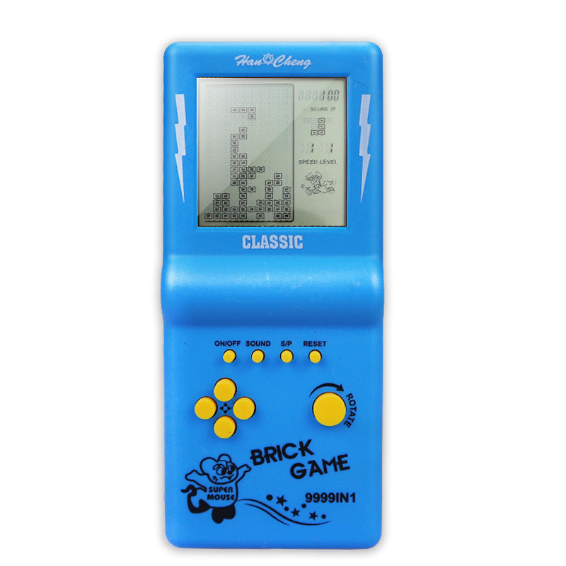 Wholesale cross-border large screen tetris game console - classic retro nostalgic 80/90s handheld game console for kids