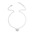 Wholesale sun god necklace - cross-border gold radiance diamond pendant sun short choker sweater chain - direct from manufacturer