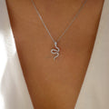 Wholesale snake necklace fashion jewelry - european & american style, summer electroplated, unique & trendy, vintage snake pendant, sweater chain for women