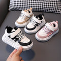 Kids sports shoes non-slip soft bottom baby second cotton shoes boys and girls fleece-linedcotton heattech shoes dissolving shoes