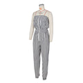 Amazon   hot selling  new european and american women's striped bandeau jumpsuit