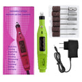 Mini nail drill set - portable electric nail file & polisher kit