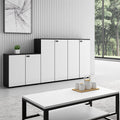 Saint-li filing cabinet - low profile, modern minimalist office storage cabinet for documents and records. features a lockable, combination-code security cabinet for confidential materials