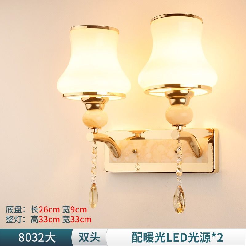 Zhongshan lighting  new wall sconce - bedroom bedside lamp, living room, dining room, tv background wall lighting, hallway stairway