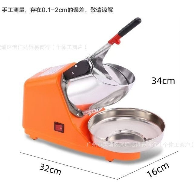 New arrival cross-border double-blade ice crusher, ice-breaking commercial smoothie machine, snowflake for home ice shaving machine, milk tea shop wholesale