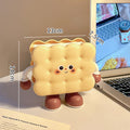 Cute and creative cheese-shaped desktop organizer - makeup brush holder, high-value student stationery pen holder, new  design