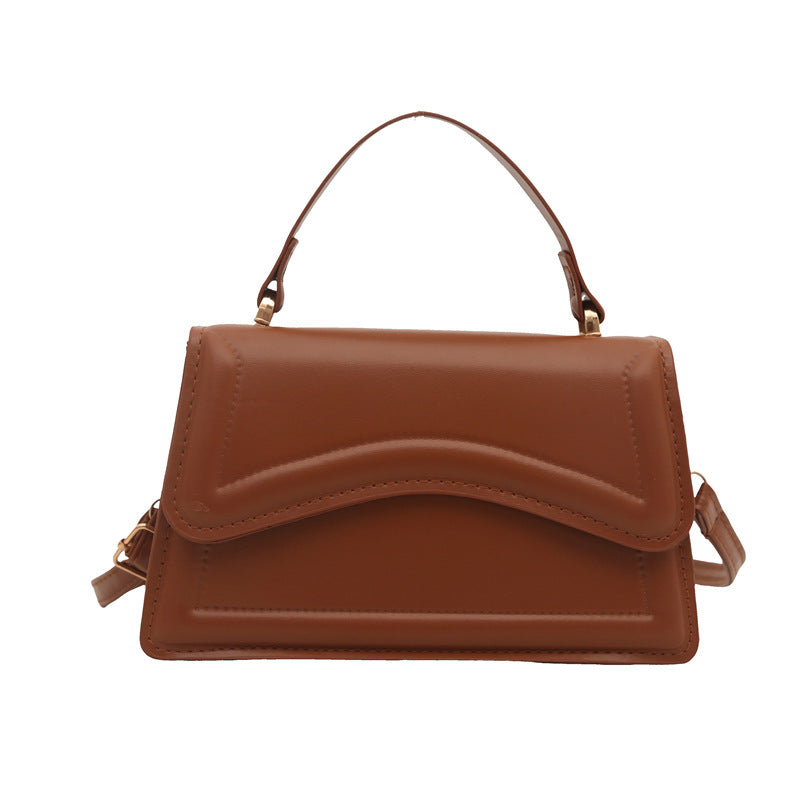 Cross-border simple and fashionable small square bag, personalized and beautiful handbag, spring 2025 new shoulder bag, commuter messenger bag