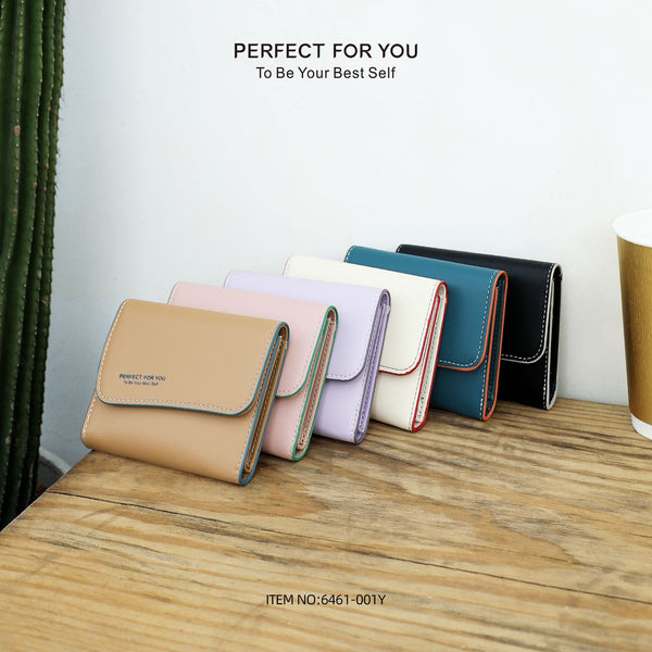 Weichen  short women's wallet Korean version pu multi-functional change bag women's wallet card bag processing customization