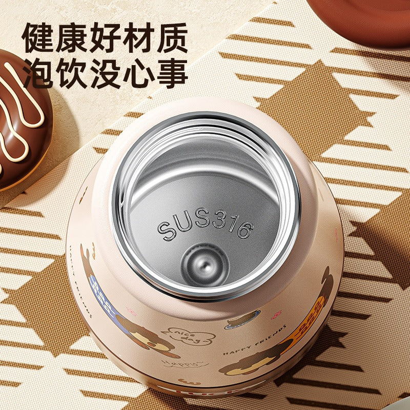 Luxury women's insulated tumbler - stylish hanging chain, 316 stainless steel, cute & portable water bottle - wholesale & customization available