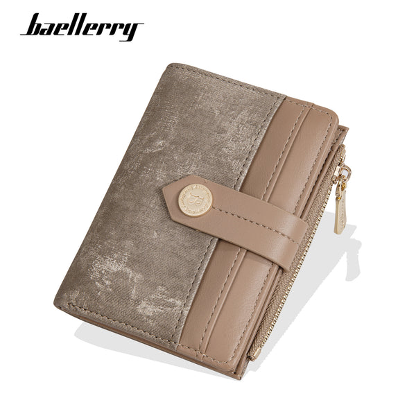 New women's wallet baellerry  buckle multi-card wallet zipper fashionable high-end change bag