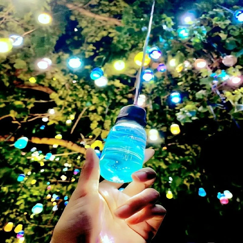 LED glazed amber lamp wishing bottle lamp tree lighting lamp outdoor waterproof Internet celebrity hanging tree chandelier luminous tree lamp