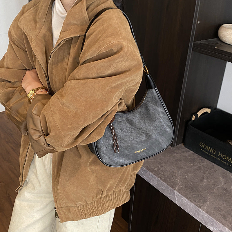 niche style design dumpling bag for women new arrivalk-styleretrowork clothing shoulder bag trendyeasiest for matchstylish armpit bag